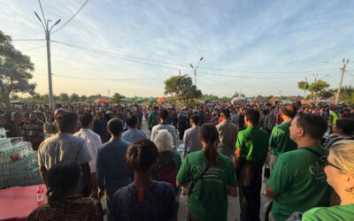 난민촌에서 크리스마스 복음전도대회